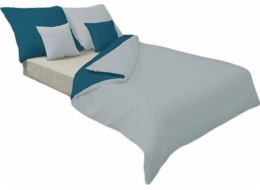 Multitex Ložní prádlo 140 x 200, 2dílné, saténové, oboustranné, zlaté, 17