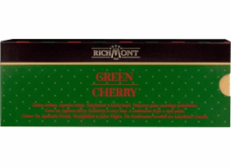 Richmont Zelený třešňový čaj Richmont 12x4g - zelený s třešněmi, růžovými lístky a ananasem