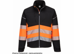 Portwest PW375 - PW3 Hi-Vis softshellová bunda třídy 1 (3L) - černo-oranžová 3XL