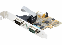 StarTech Adaptér se 2 porty PCIe Express sériovým portem na RS232 řadič