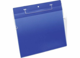 Durable KAPSA NA ČASOPISY S DRÁTĚNÝMI RUKOJETI A4 HORIZONTÁLNÍ MODRÁ 50 ks. /1754 07/
