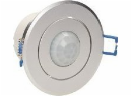 Orno 360stupňový pohybový senzor, IP20, 1200 W, hliník, pro zavěšené stropy, nastavitelná poloha senzoru