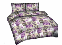 Multitex Ložní prádlo 220 x 200 3dílné Satin DeSatin Ranforce 19