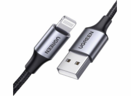 Ugreen USB-A - Lightning USB kabel 1 m černý (60156)