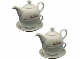 Sir Williams Džbán, šálek a podšálek sira Williamse, 2 ks