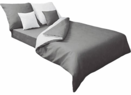 Multitex Ložní prádlo 140 x 200, 2dílné, saténové, oboustranné, zlaté, 4 kusy