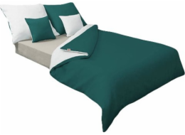 Multitex Ložní prádlo 140 x 200, 2dílné, saténové, oboustranné, zlaté, 13