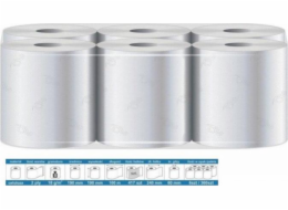 NoName MAXI PAPÍROVÝ RUČNÍK, 100% CELULÓZA, 100 M/19 CM, BALENÍ PO 6 KS