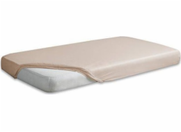 Multitex Prostěradlo 190 x 200, saténové s gumičkou, zlaté, 16