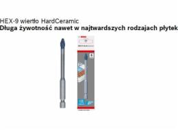 Bosch Vrtačka VRTÁK BOSCH HEX-9 TVRDÁ KERAMIKA 10 x 90 B2608579509