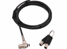 Dicota Ultratenký bezpečnostní kabel T-lock V2 s klíčem 3x7 mm