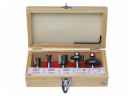 Dedra tvarované frézy na dřevo s karbidovými břitovými destičkami 5 ks - 0782