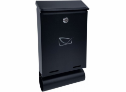 NoName Poštovní schránka York s tubou, matná černá C5 (SKL YORT 482)