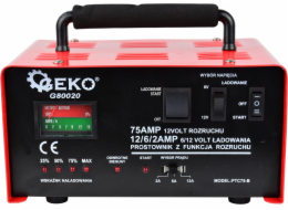 Geko nabíječka baterií se startérem 75A 6/12V GEKO(1)