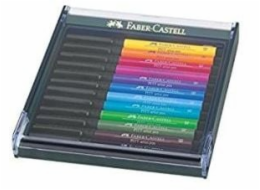 Faber-Castell Sada štětců Pitt Artist Pen, 12 základních barev Faber-Castell (267421 FC)