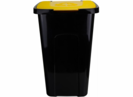 NoName Odpadkový koš Sorta na třídění odpadu 50L žlutý (POJ SO ZÓŁ)