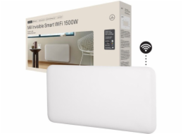 Mill Neviditelný chytrý WiFi ohřívač | PA1500WIFI4 | Panelový ohřívač | 1500 W | Vhodné pro místnosti do 18-22 m2 | Bílá | IPX4