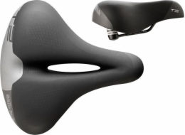 Selle Italia Sedlo SELLE ITALIA TOURING T 2 FLOW S (shoda s identifikačním číslem - L2) Fec Alloy 7x9, soft-tek, černá (NOVÉ)