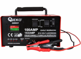 Geko nabíječka baterií se startérem 100A 6/12V GEKO(1)