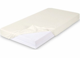 Multitex Bambusové prostěradlo s napínacím mechanismem, krémové, bambusové, 70x140