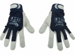 Vexin Montážní rukavice z kozí kůže, velikost 9, suchý zip