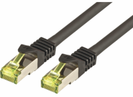Mcab patchcord, S-FTP, Cat7, PIMF, LSZH, 10m, černý (3719)