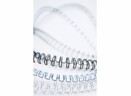 Fellowes Drátěné lišty s roztečí 3:1, 14 mm stříbrné, 100 ks, 101–130 listů (54454)