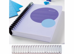 Fellowes Plastové oválné páteřní lišty 38 mm bílé, 50 ks (5349402)