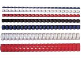 Fellowes kulatý plastový hřbet 19 mm bílý, 100 ks 121-150 listů (5347405)