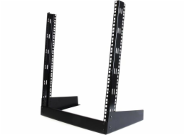 StarTech.com 12U Open Frame Network Rack - 19" 2 Post Free Standing Desktop Rack for Computer, AV, Media, IT, Data & Server Room Equipment (RK12OD) - Rozvadec stojanový open frame - cerná - 12U - 19" 