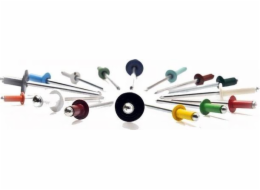 Unimet HLINÍKOVO-OCELOVÝ SLEPNÝ NÝT 4,0*8 MM RAL 8003