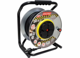 Volteo Prodlužovací kabel Heavy Duty, kovový buben, 50 m, H05RR 3*2,5 IP44