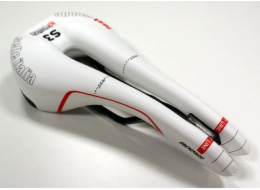 Selle Italia Sedlo SELLE ITALIA NOVUS SUPERFLOW ENDURANCE MANGANESE (shoda - S3) manganová trubice 7, bílá, testovací sada SIT-0000000000153 (NOVINKA)