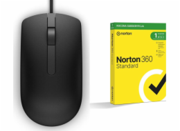 Dell Myš MS116 (570-AAIR) + Norton 360 Standard 1 zařízení 12 měsíců (21408666)