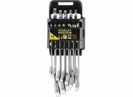 Stanley Ráčnové a přepínací klíče 8-19 mm, 12 ks.