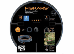 Fiskars Sada hadic Fiskars 1/2" 15m - Q4 + nástěnný držák FS1027678