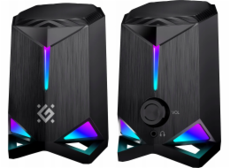 Defender Reproduktory Solar 10, 2.0, 10W, černé, Bluetooth 5.3/AUX