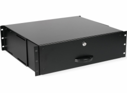 Roline ROLINE Tastatureinschub 48,26cm 19Zoll 3 HE 400 T abschliessbar schwarz