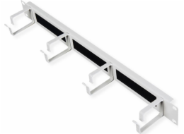 Roline Rangierpanel 48,26cm 19Zoll 1 HE s Burstenleiste 44x60mm šedý