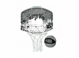 Wilson NBA Team San Antonio Spurs Mini Hoop WTBA1302SAN šedá Jedna velikost