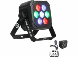 LIGHT4ME CUBE PAR 7X3W par reflektorové osvětlení pódia RGB LED světelný efekt