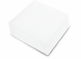 3DM Group Matné saténové plexisklo - bílé - 3mm - 200x200mm - 5ks.