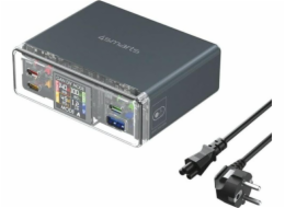 4smarts Nabíjecí stanice Lucid 300W s DIY režimem, šedá