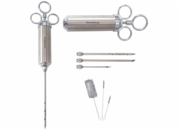 Klausberg OCELOVÝ INJEKTOR 60ML PRO NADĚLÁVÁNÍ MASA KB-7842