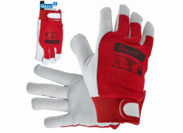 Geko Zimní pracovní rukavice pro montážní dělníky, kozí kůže, suchý zip vel. 8 (12/48)