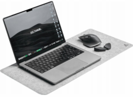 Ram mounts DELTAHUB Minimalistická podložka na stůl S (630MM X 280MM, Šviesiai pilkas) Peles Kilimelis