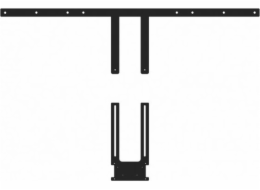 Hagor HAGOR Poly Display-Adapter 140-191cm 55-75 Zoll fuer Poly Studio a Poly Studio X50 Kamery VESA max. 800mm hoehenverstellbar