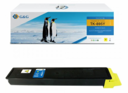 G&G Toner kompatibilní s pro Kyocera TK895Y, NT-CKTK895Y, žlutý, 6000 ks