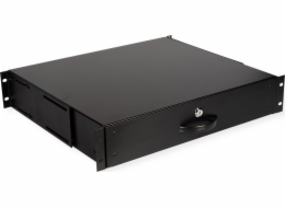Roline Tastatureinschub 48,26 cm 19Zoll 2 HE 400 T abschliessbar schwarz