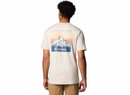 Columbia Tričko Kwick Hike Back Graphic SS 2071754280 Béžová velikost S